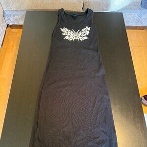 Teddy Fresh Long Tattoo Logo Dress